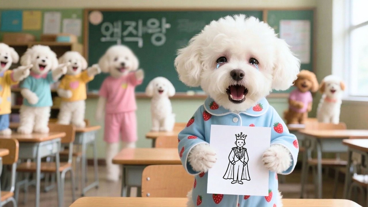 Baby Puppy's Design Talent Wasn't Recognized, Mama Dog Helped Him Prove Himself 🎨✨