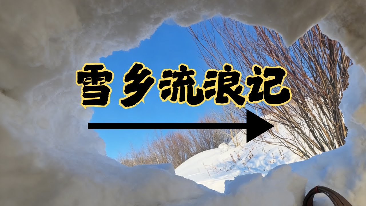 雪乡流浪记正式开篇！孤身闯雪域开启生存挑战，徒步荒野超带感 #野外生存 #流浪 #徒步大王