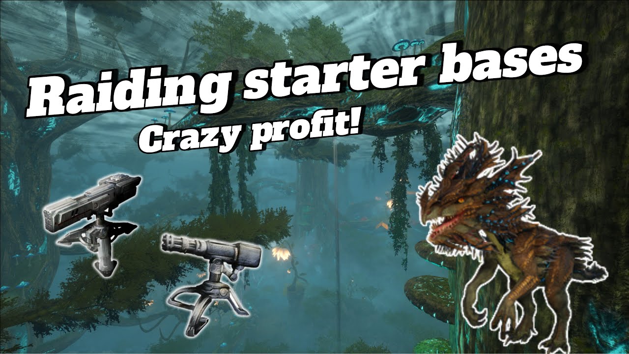 We Raided EVERY Starterbase !! - ARK: Survival Evolved