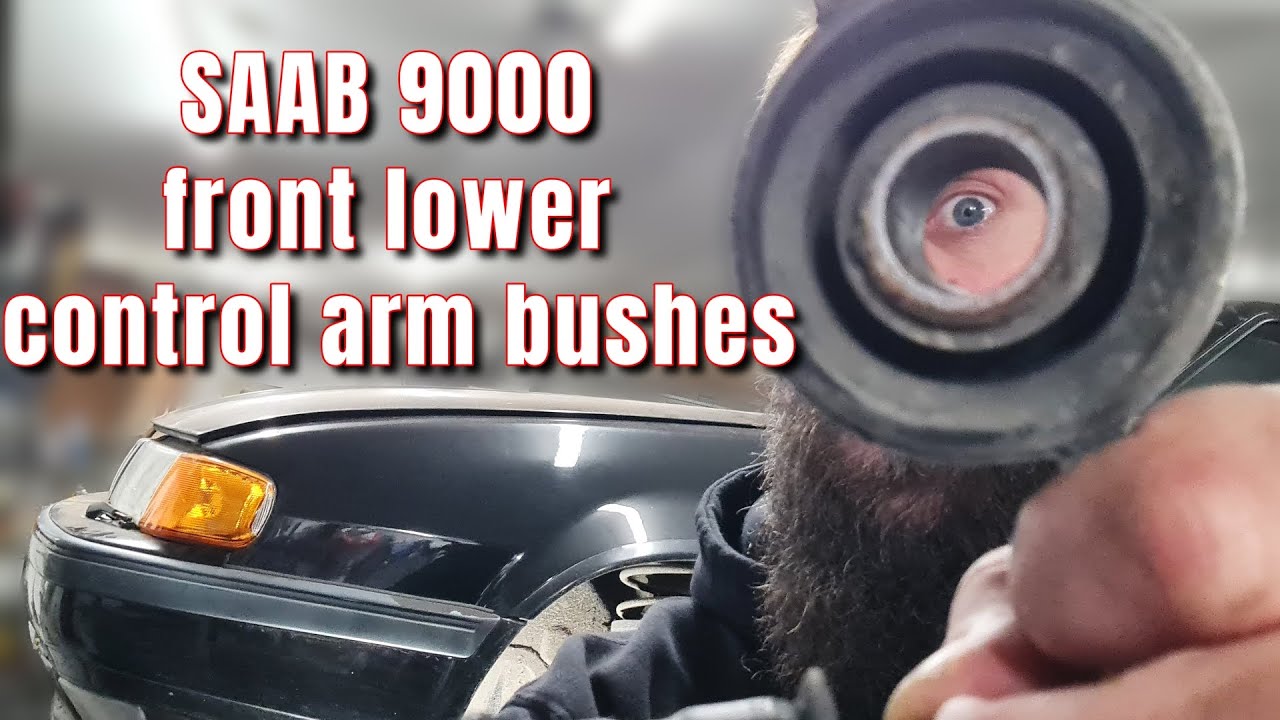 Saab 9000 | Замена сайлентблоков нижнего рычага
