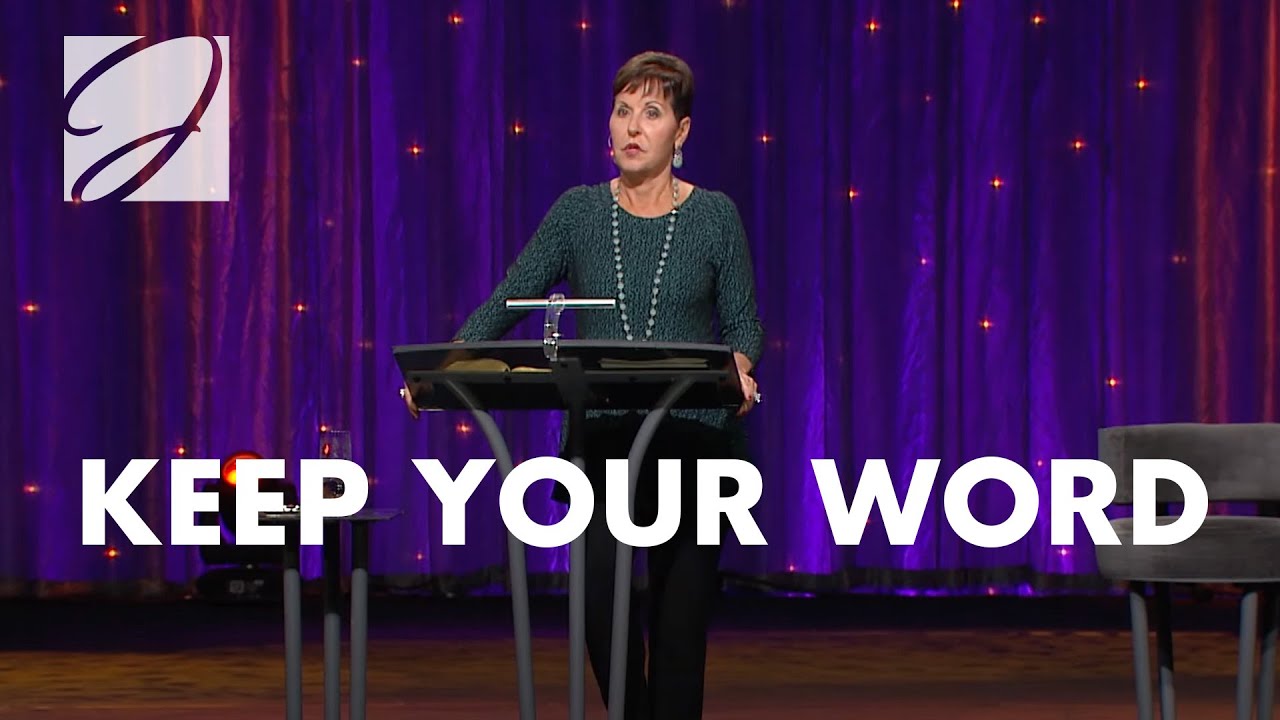Keep Your Word | Joyce Meyer