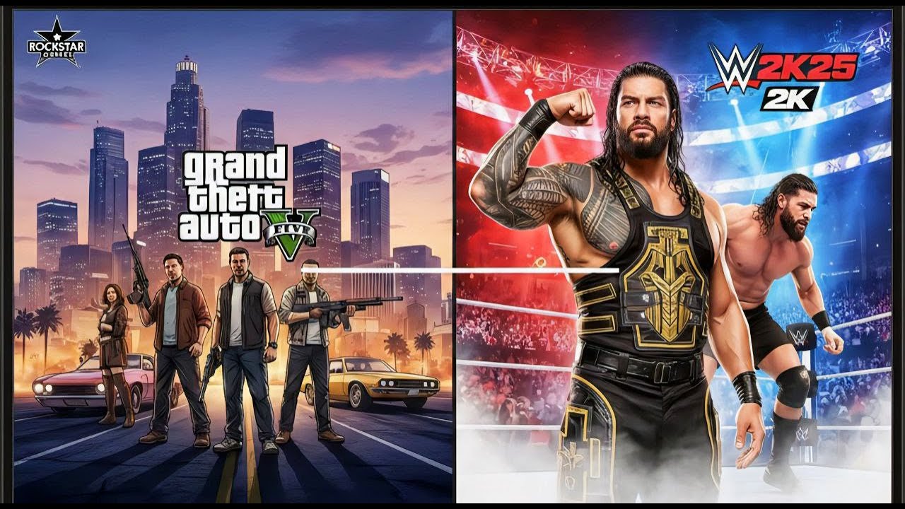 GTA5 & wwe2k25 omg gameplay 