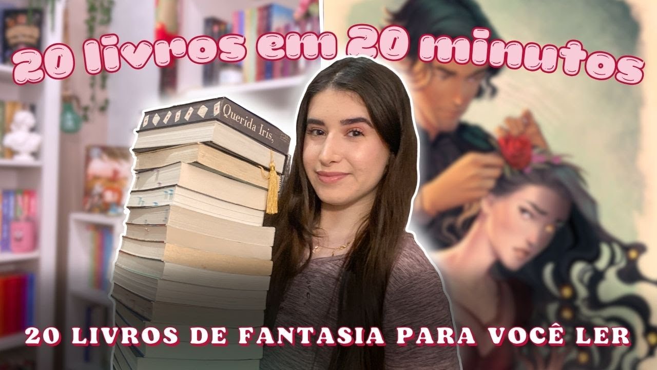 te indicando 20 livros de fantasia em 20 minutos | books recommendations 📚
