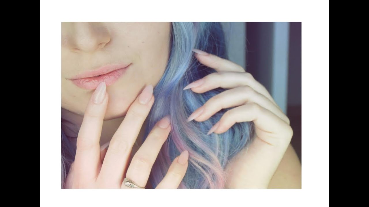 Acrylic Nails at Home | Natural Pink Blush Nails | DIY Nails