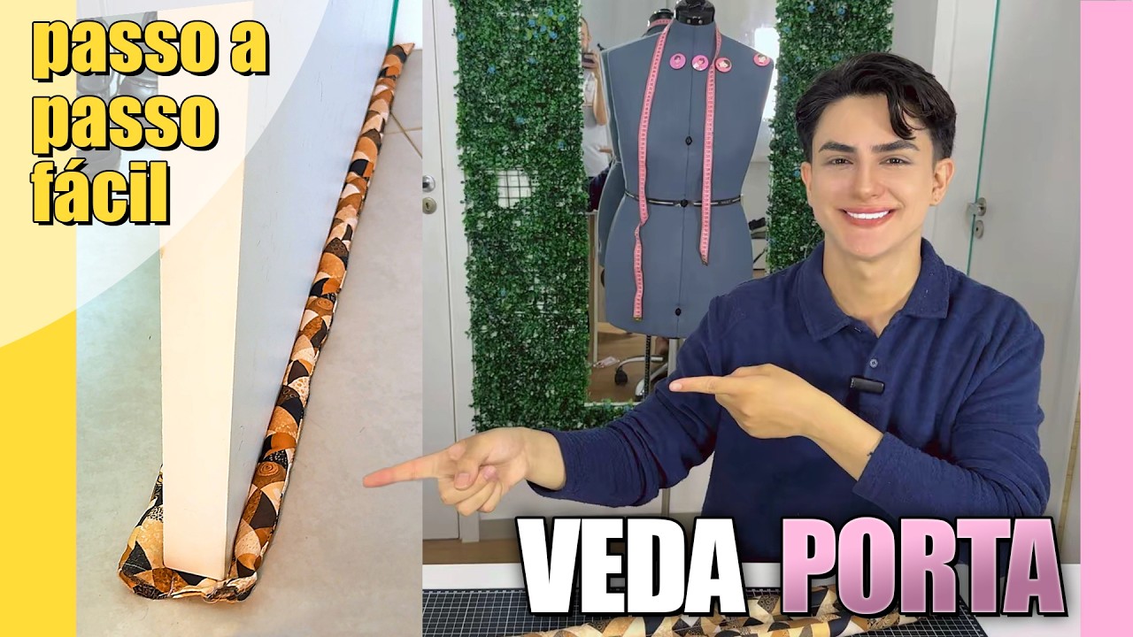 Como Fazer Protetor de Porta [Veda Porta Passo a Passo] - Sob Medida