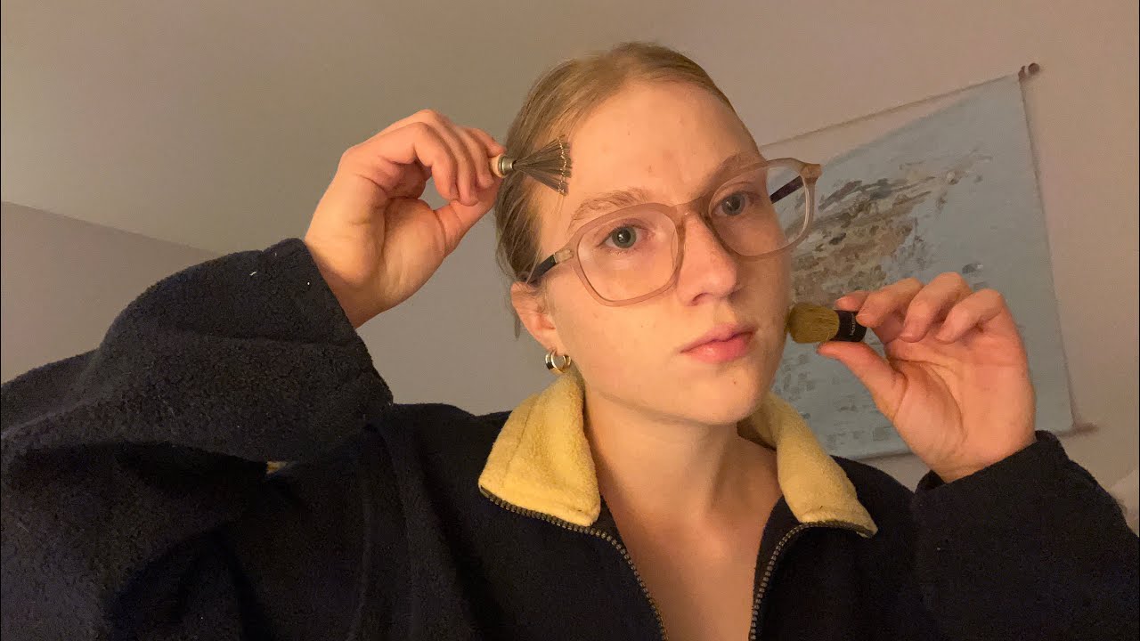 ASMR Collarbone Tapping, Finger Flutters, Hairline Attention, Hand Sounds