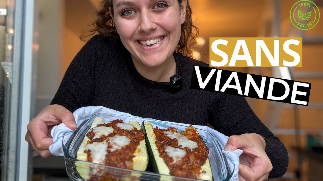 La MEILLEURE recette de COURGETTES farcies | Recette végétalienne