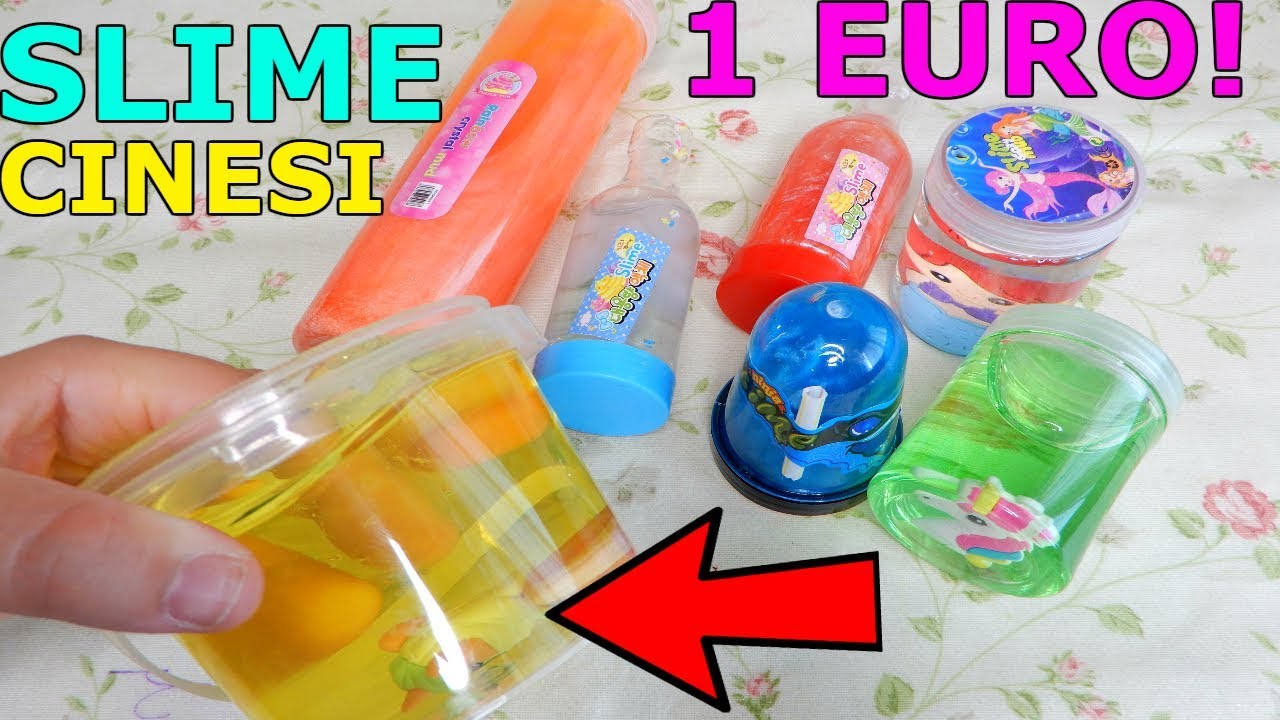 SLIME CINESI COMPRATI AD 1 EURO! COME SARANNO? iolanda sweets