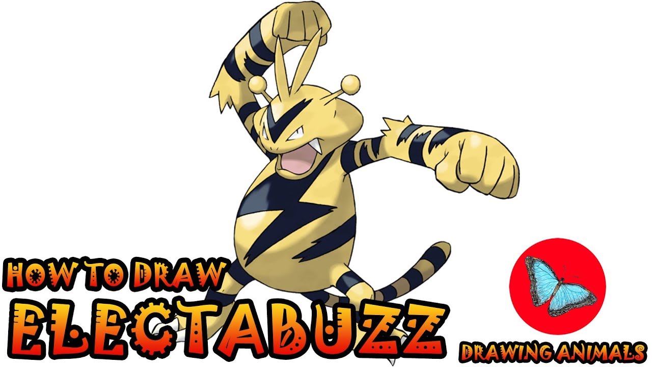 How To Draw Electabuzz Pokemon | Drawing Animals
