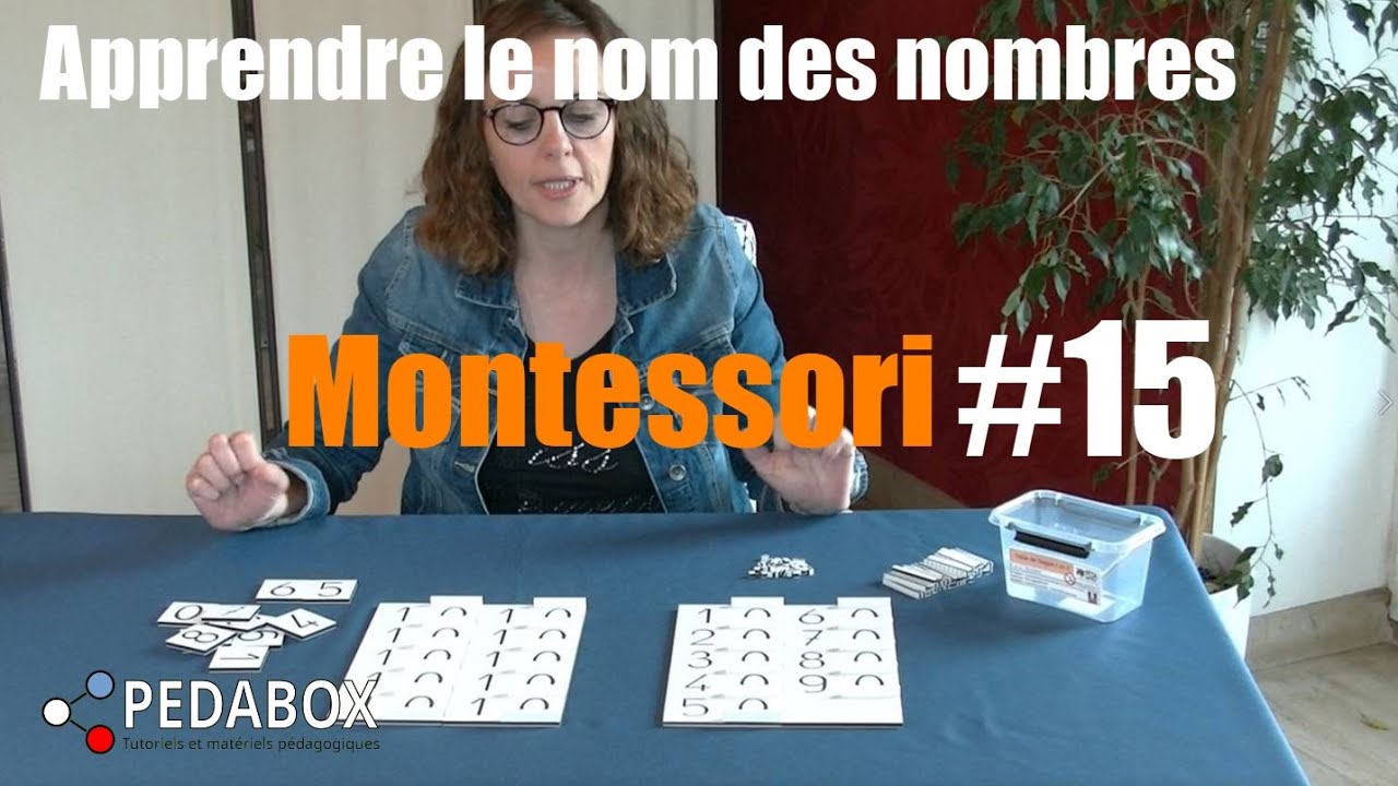 système décimal - Apprendre le nom des nombres - Montessori