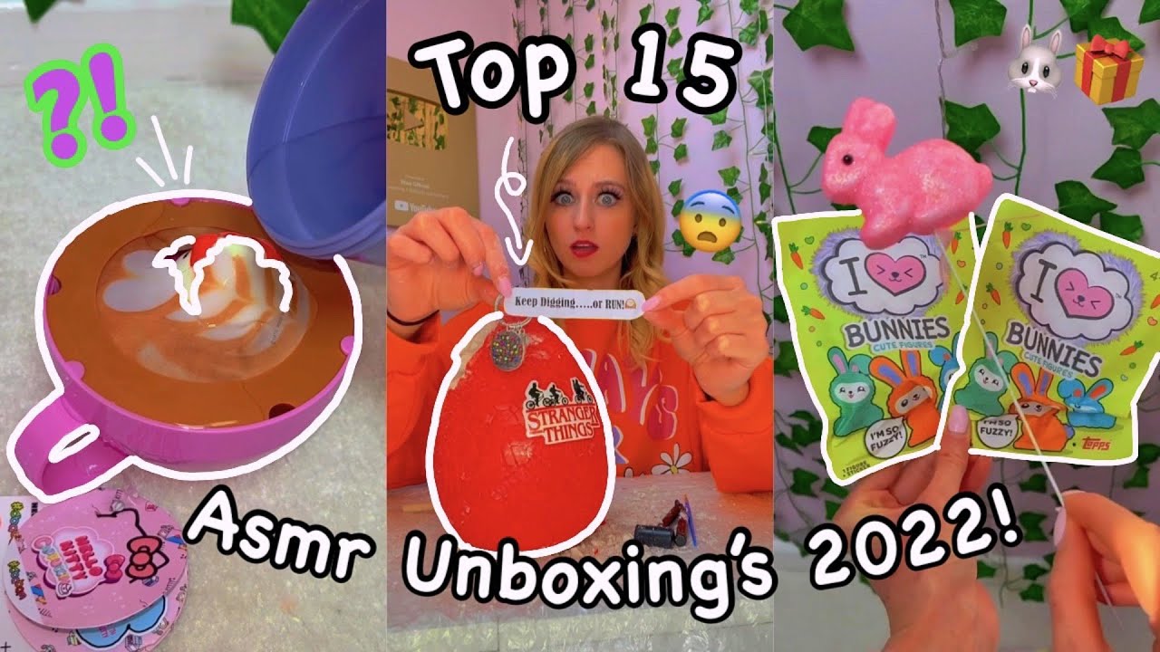 MY TOP 15 *BEST* ASMR MYSTERY UNBOXING VIDEOS OF 2022!!😱🤤🎁⁉️ *ULTIMATE RANKING!!🫢* | Rhia Official