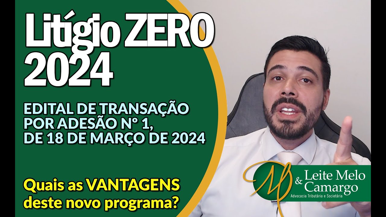 Litigio Zero 2024 - Conheça o novo programa de regularização de contencioso administrativo federal