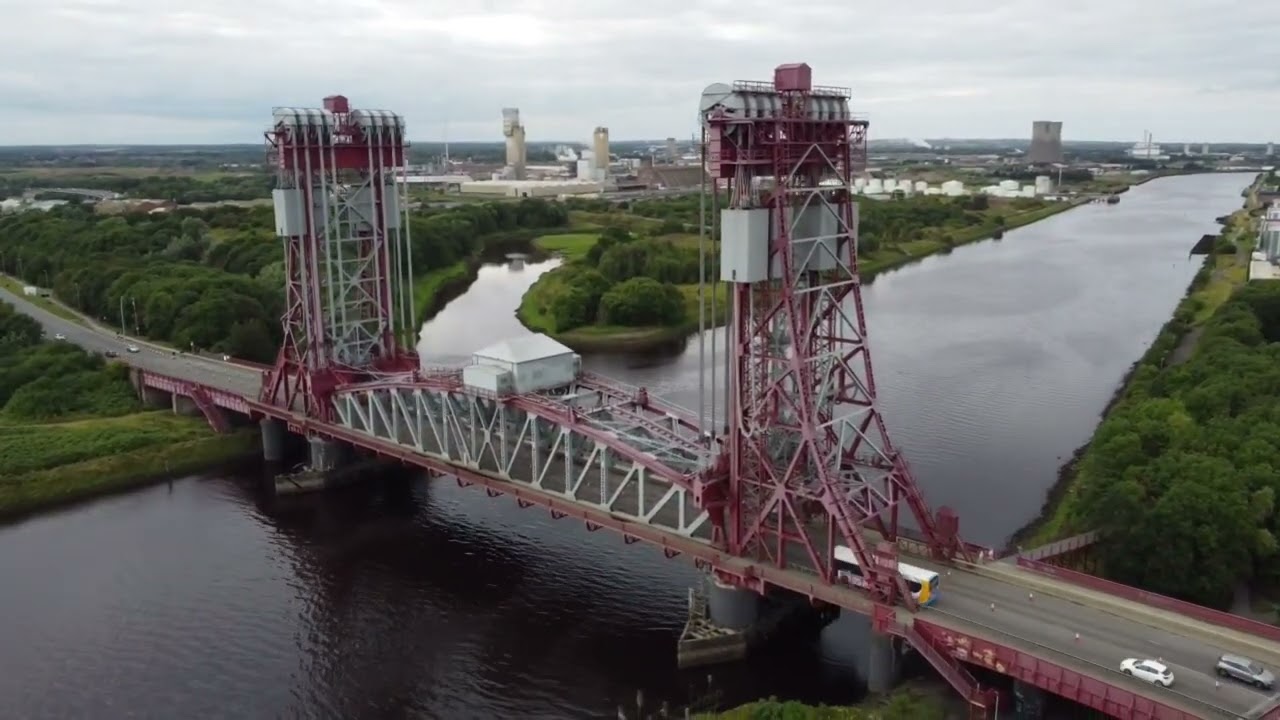 Drone footage Teesside landmarks