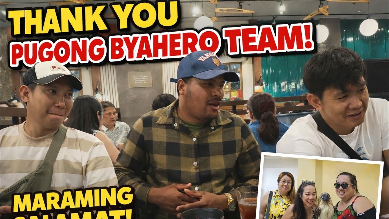 live tayo para magpasalamat sa PB team