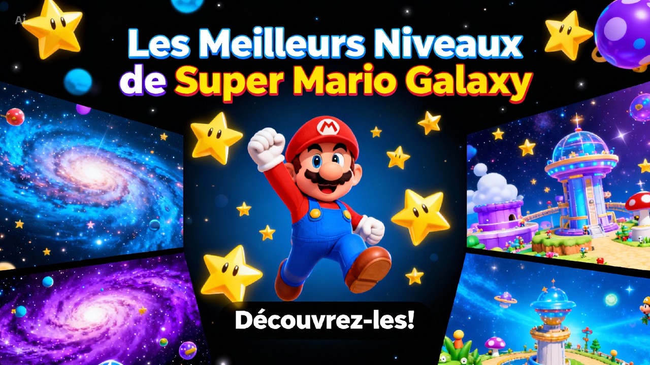 Les MEILLEURS niveaux de Super Mario Galaxy
