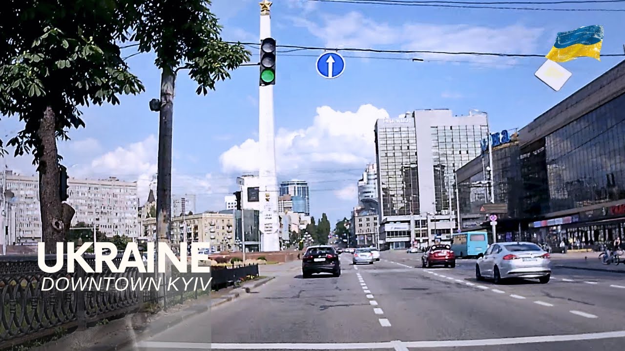 Just Driving. Drive to Kyiv Сity Сenter, Ukraine July, 2023 | No Talking, No Music ASMR 31