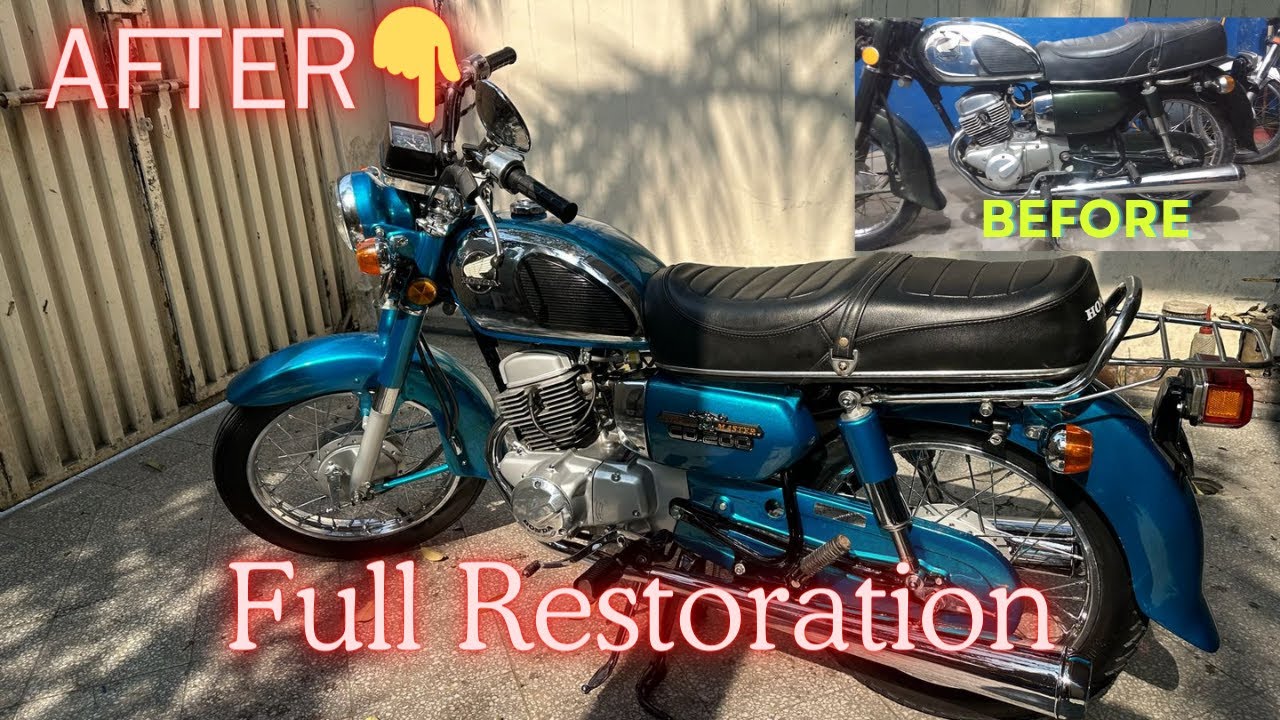 Restoring the Legacy: Bringing Back a 1980 Honda CD200 Roadmaster Classic Motorcycle