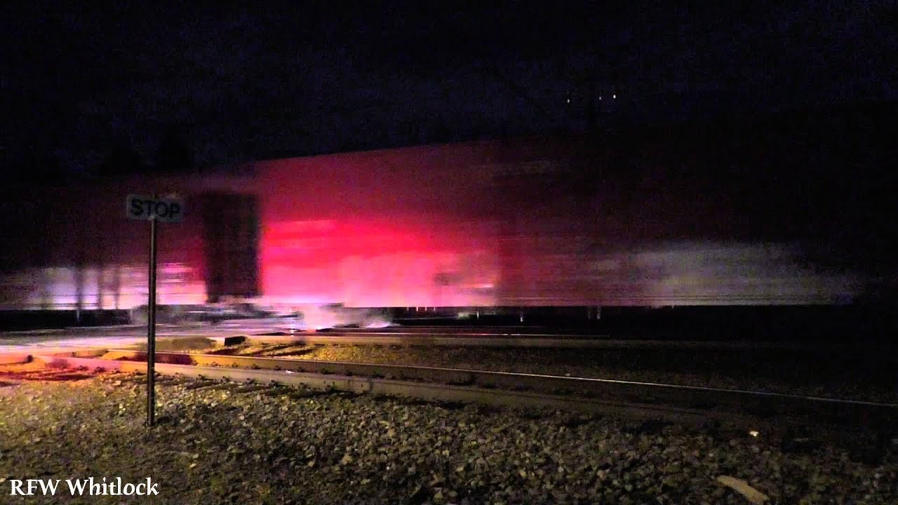 Trains at Night