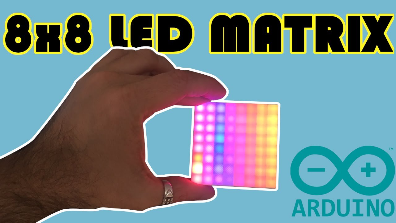 Как использовать светодиодную матрицу WS2812 8x8 с Arduino и библиотекой FastLED