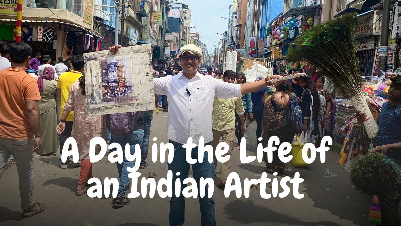 A Day in the Life of an Indian Artist (Nitin Singh)