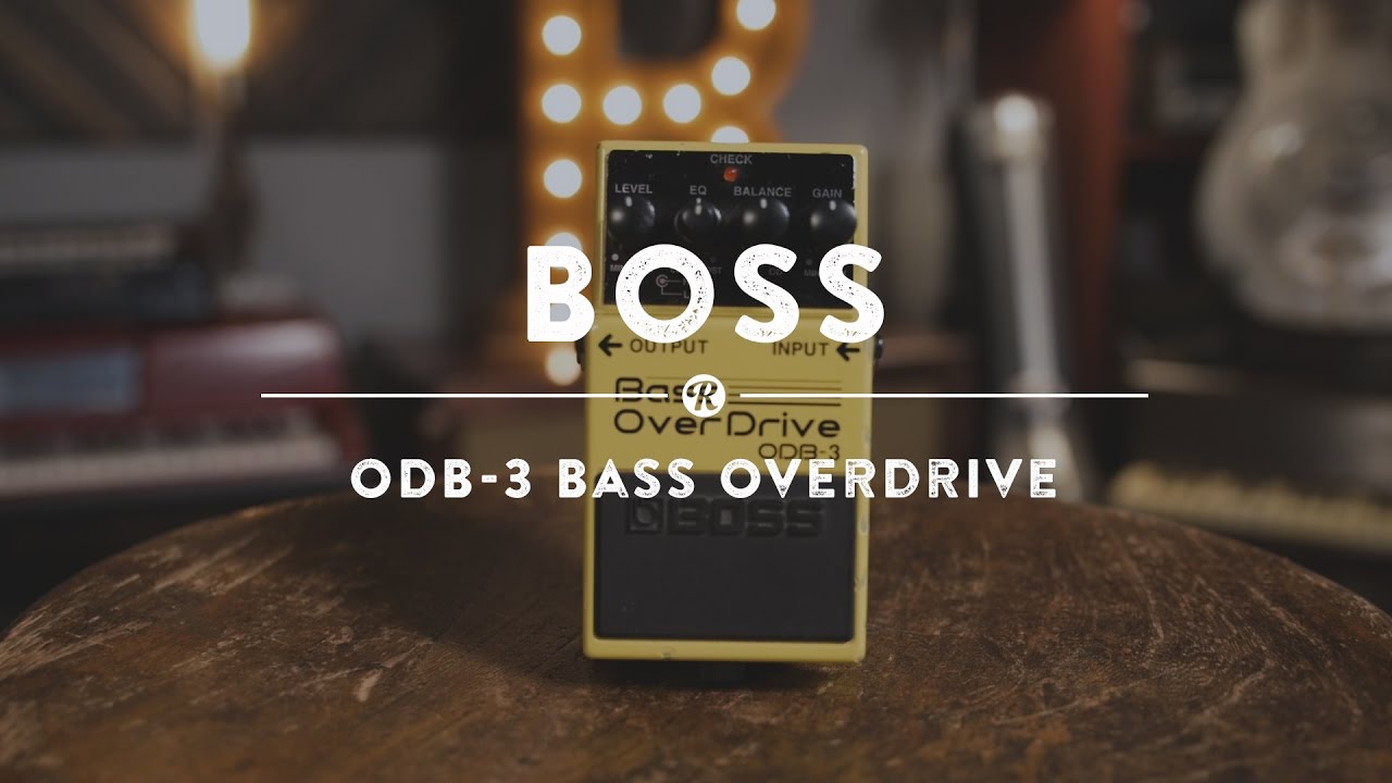Boss ODB-3 Bass Overdrive | Демонстрационное видео реверберации