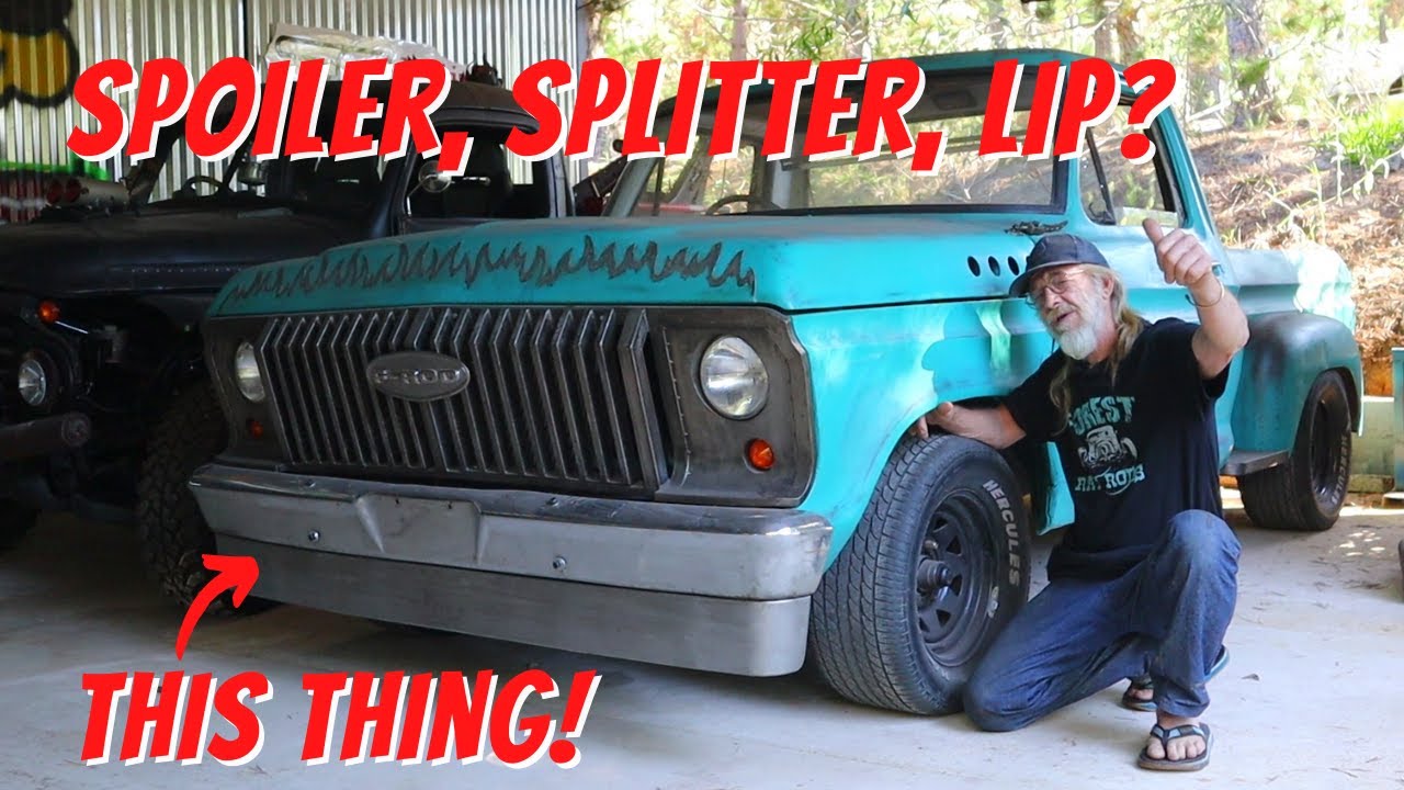 BUILDING CUSTOM FRONT SPOILER FROM STEEL!