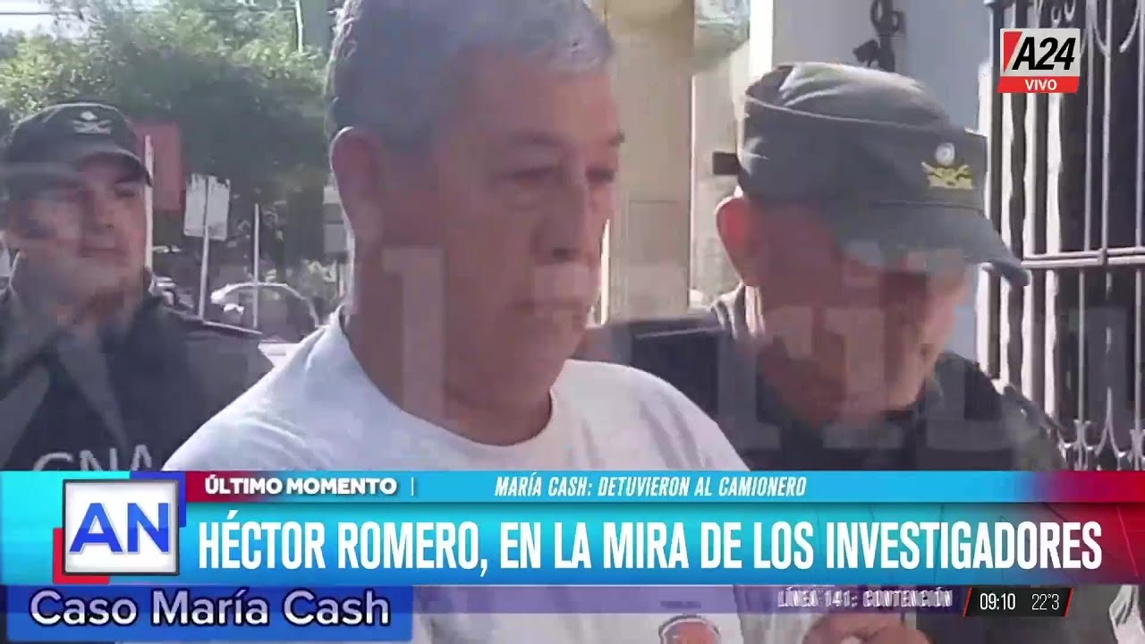 🚨 CASO MARÍA CASH: EL FIN DEL PACTO DE SILENCIO LLEVÓ A LA DETENCIÓN DEL CAMIONERA