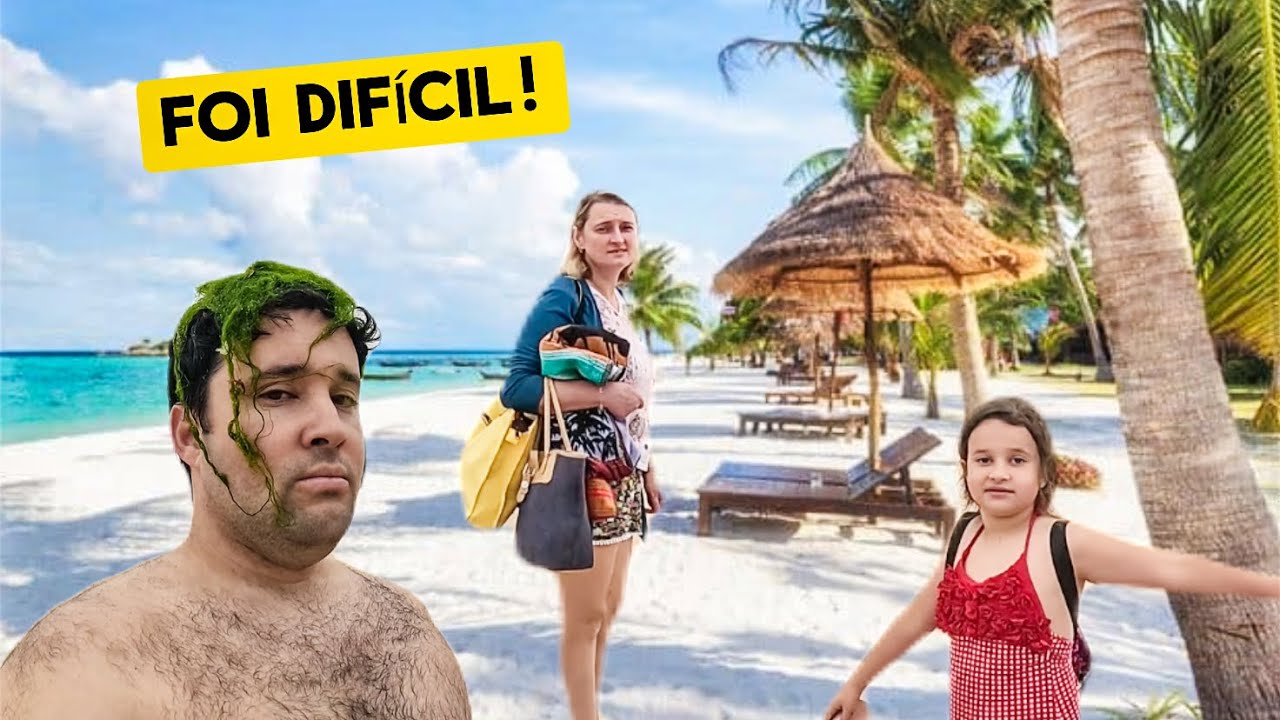 CHEGUEI CANSADO DO TRABALHO E FUI OBRIGADO A IR NA PRAIA - família Eu Ela e a Bebê