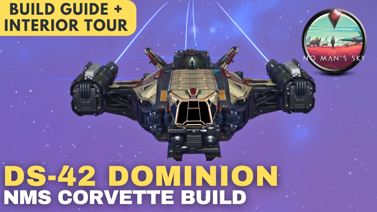 DS-42 Dominion | Bounty Hunter Ship | No Man's Sky Corvette Build
