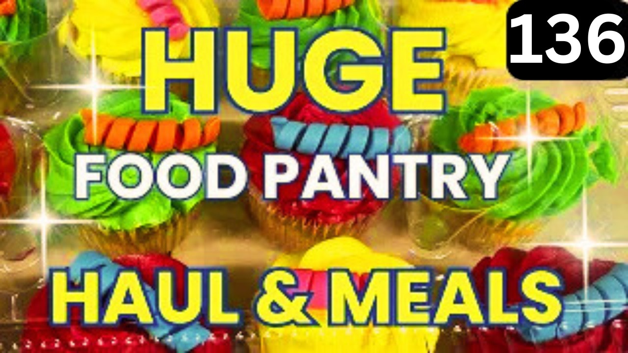 FRUGAL LIVING & Food Pantry Haul 2025 - Cheap Meals - FOOD BANK - Food Haul - Frugal Living Tips