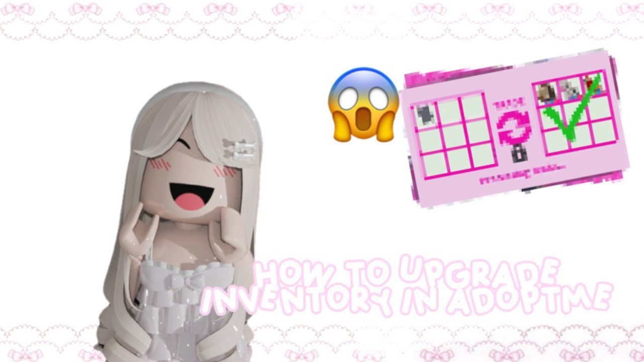 #ADOPTME ||  HOW TO UPGRADE YOUR INVENTORY IN ADOPT ME!! || #adm #roblox #cutecore #viral #pets #fun