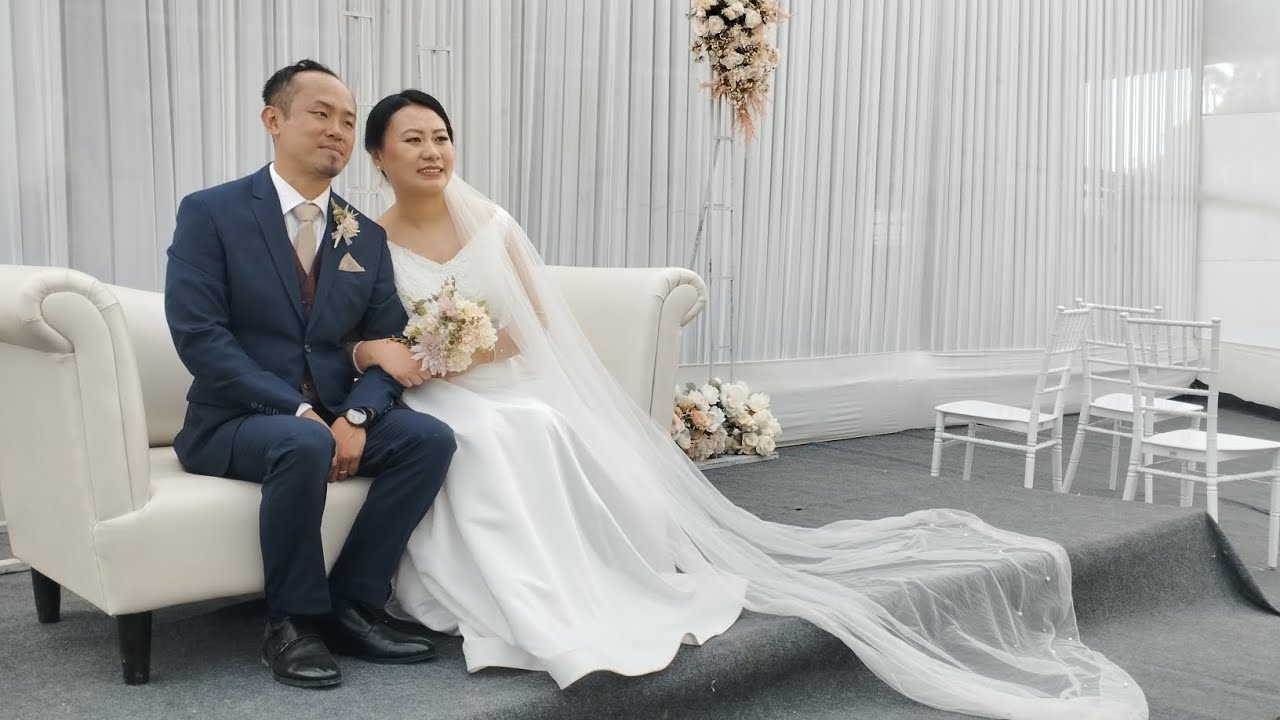 WEDDING CEREMONY OF MR. KEDELO & MISS. AKHROLE AT PFUTSERO BAPTIST CHURCH 💒. 