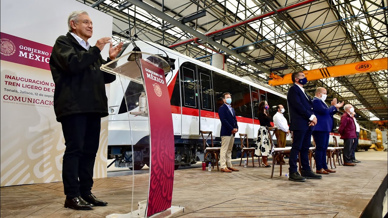 Inauguración de la Línea 3 del Tren Ligero de Guadalajara, desde Tonalá, Jalisco