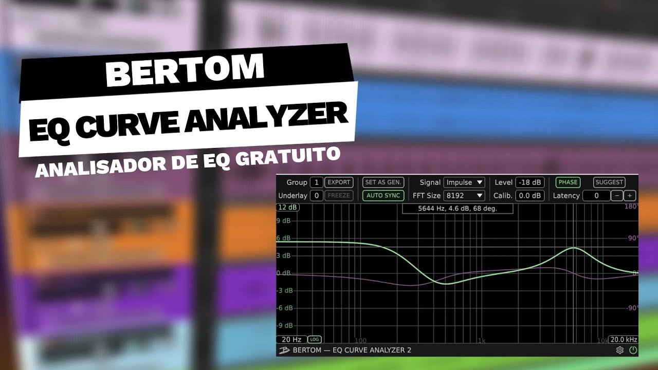 Bertom EQ Curve Analyzer - Analisador de Plugins Gratuito