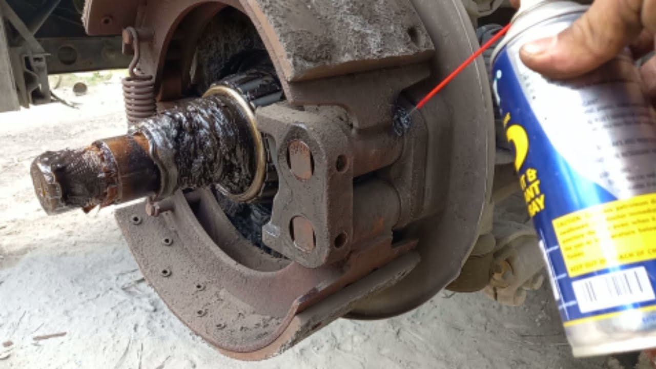 how to change brake lining china big truck (tagalog)