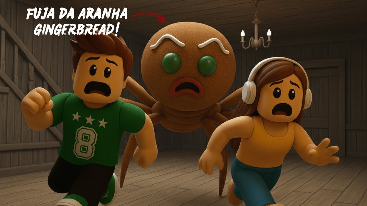 FUJA DA ARANHA GINGERBREAD DE NATAL! 🎄 🍪 Roblox Spider 