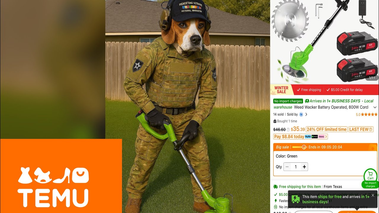 I Bought a Weed Wacker on Temu… Here’s What Happened