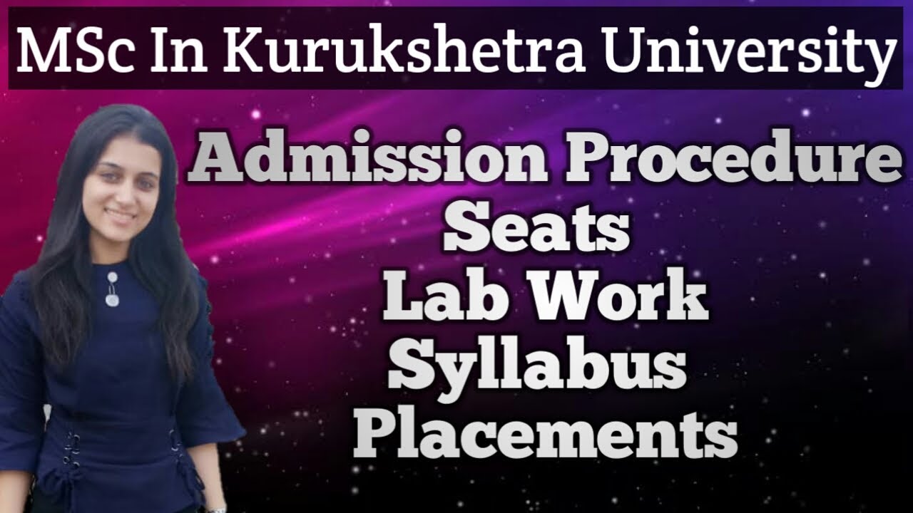 MSc  Chemistry in Kurukshetra University | MSc Chemistry University | Reaction World