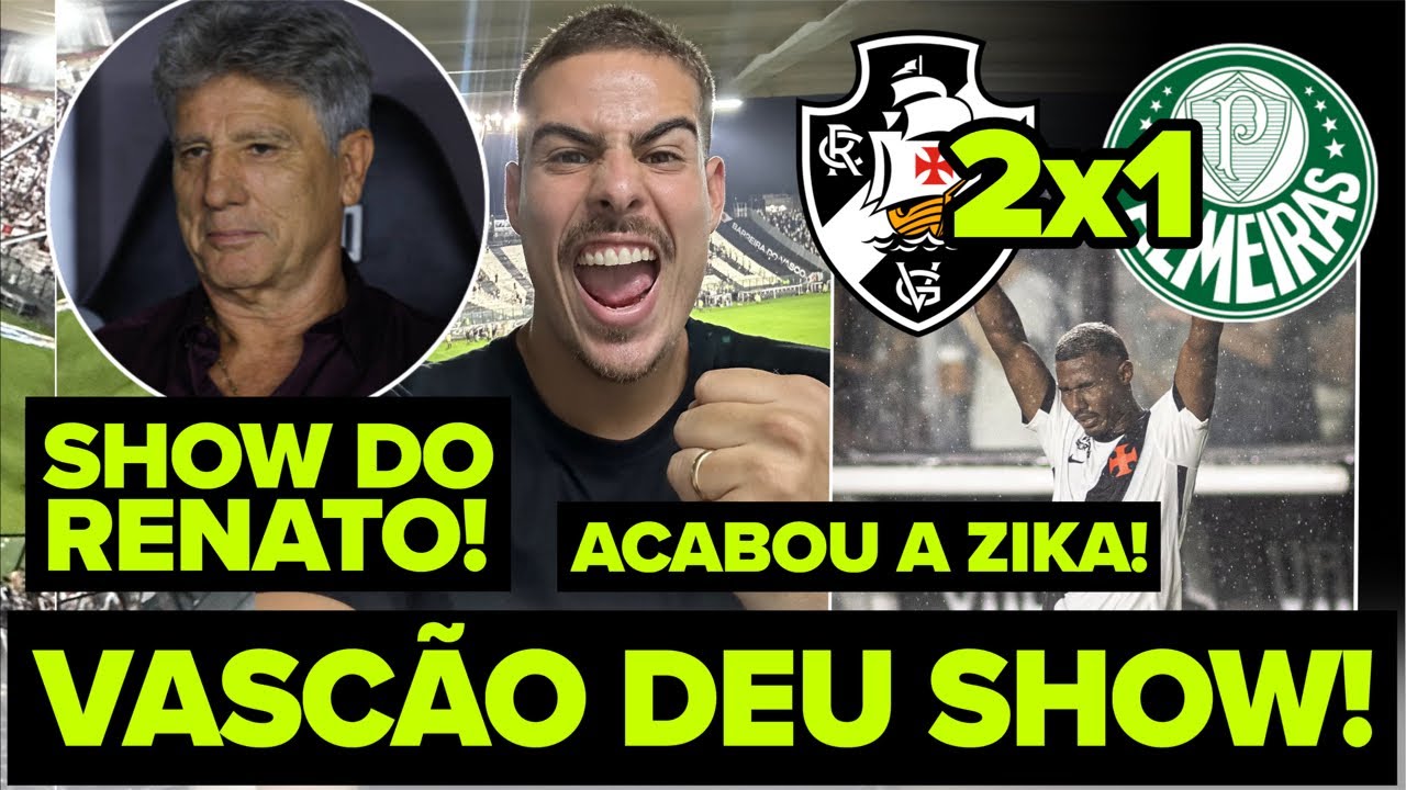 SHOW DO VASCÃO NO CALDEIRÃO! NOITE DE RENATO GAUCHO! VITÓRIA GIGANTE! PÓS JOGO VASCO X PALMEIRAS