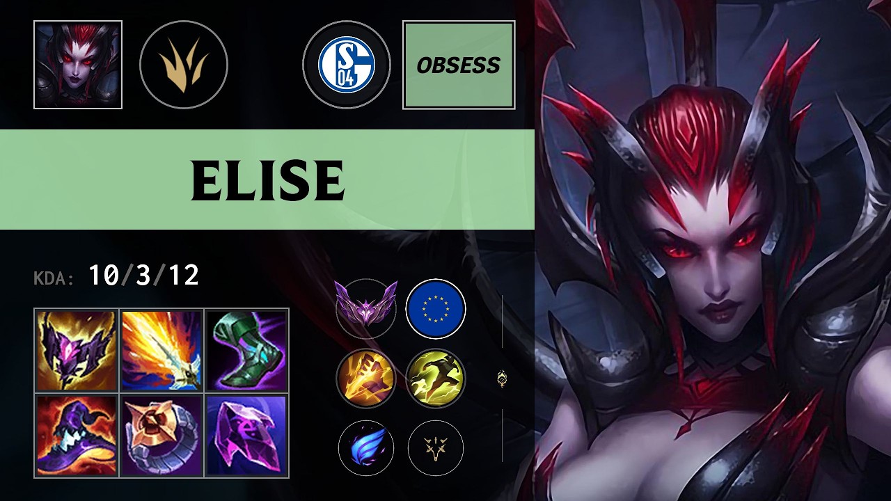 (S04E Obsess) Elise Jungle vs Nidalee - EUW Master Patch 26.12