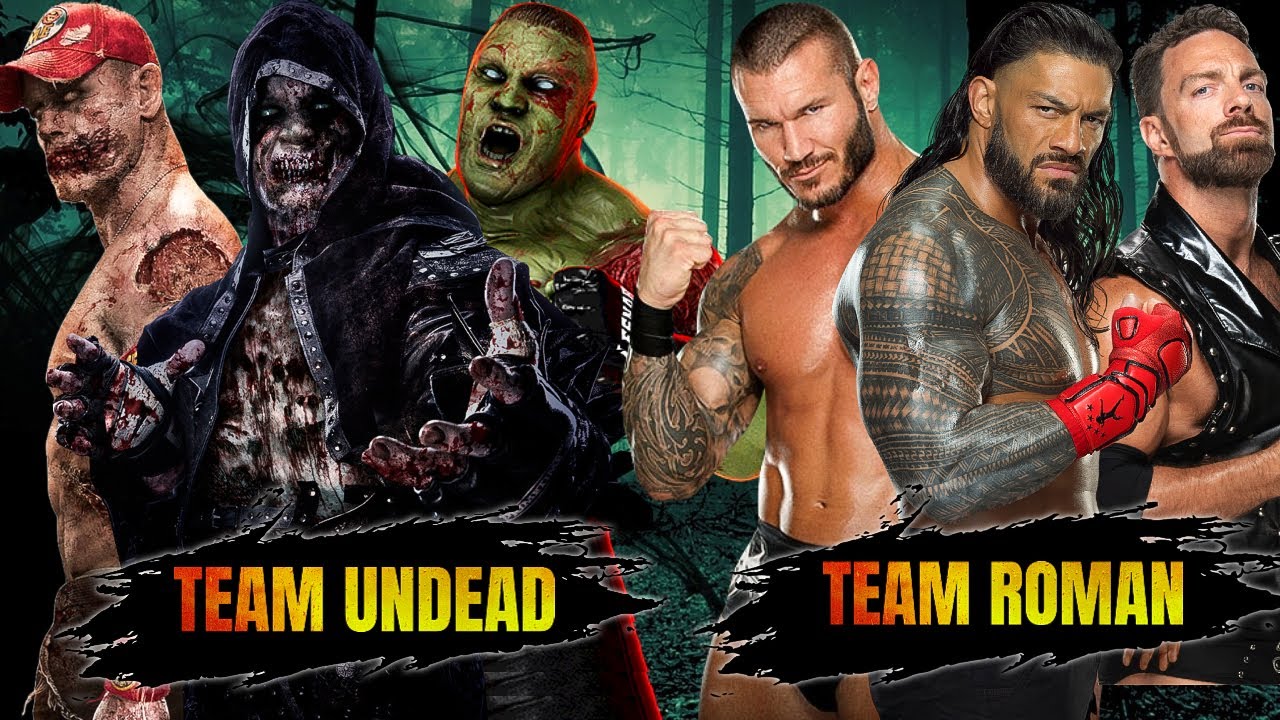 Undead Undertaker VS Team Roman In WWE 2K23