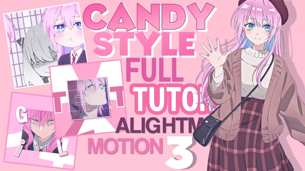 Full Candy style edit tutorial in alightmotion | Watch me edit candy style | shikimori edit ❤️
