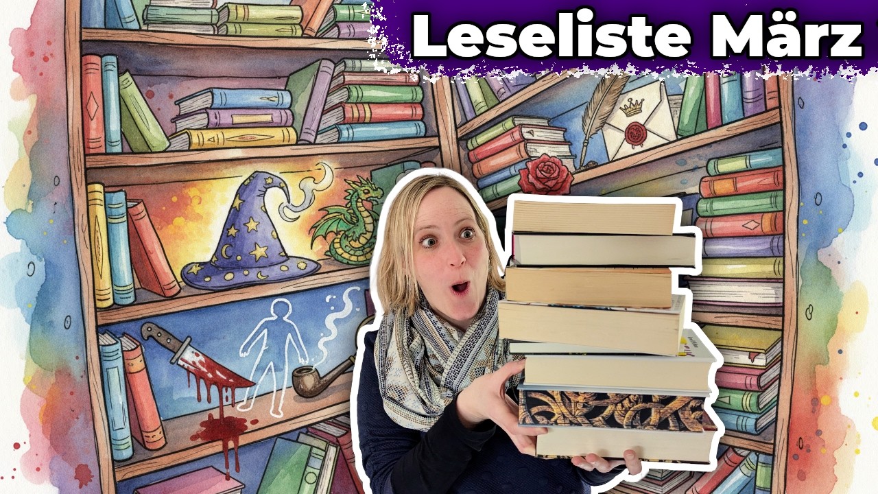 März Leseliste: Wilde Mischung aus TBR Prompts, 12 für 2026 und SuB Rache