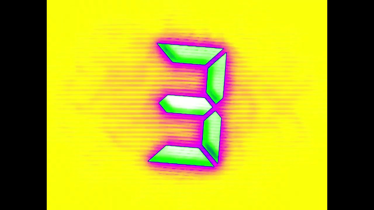 Countdown Green Glow - Dramatic Timer Effects (Buzz, look, an alien! Csupo Effects)