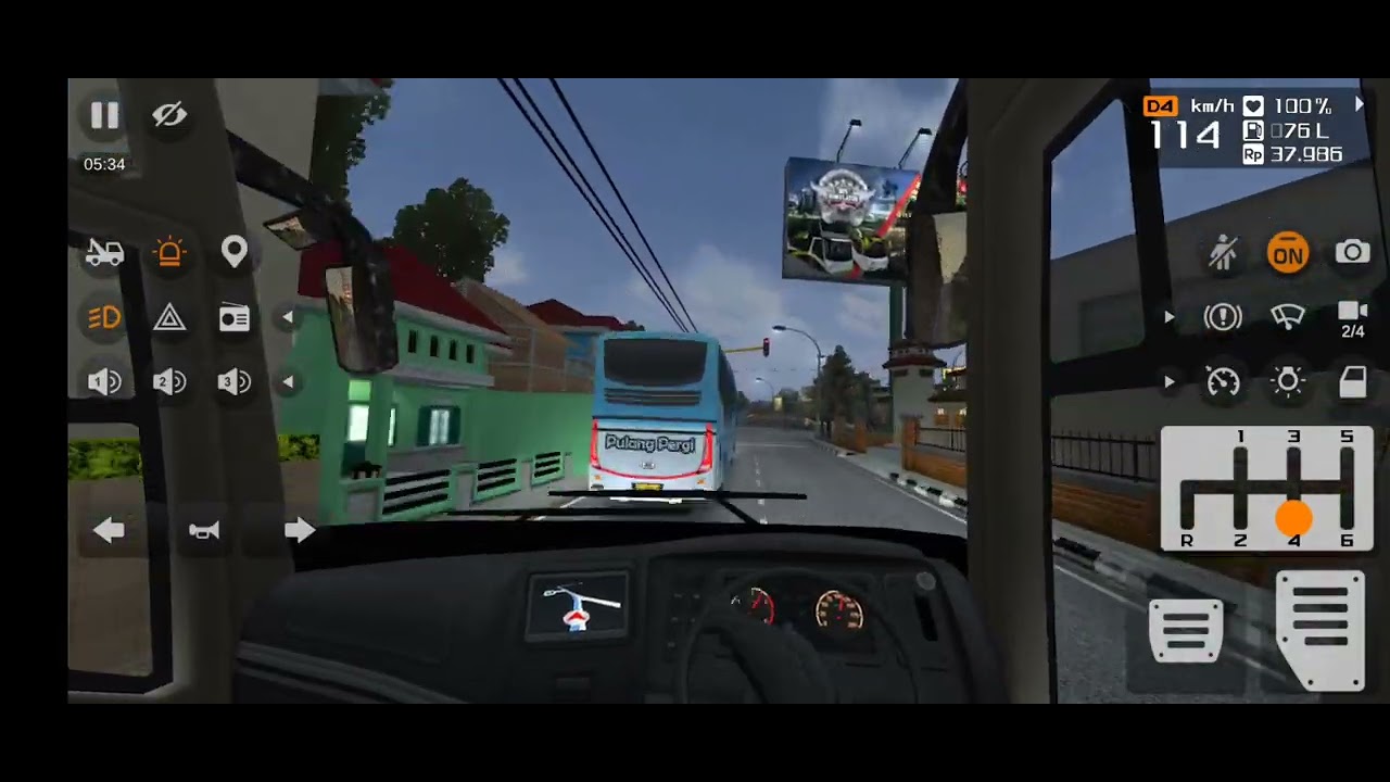 Career mode 📳😀 bus simulator indonesia 😌 mobile game 🎯🎮