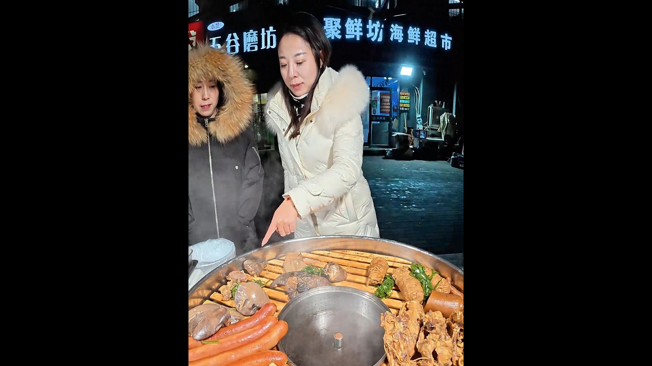沉浸式体验在山东威海摆摊卖大锅热卤345天 #田大美卤味 #大锅热卤 #大锅卤菜 #威海美食