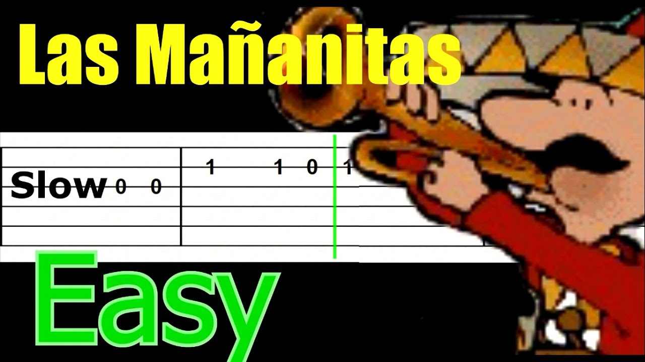 🎈Las Mañanitas🎂Easy Guitar Tab 🎉