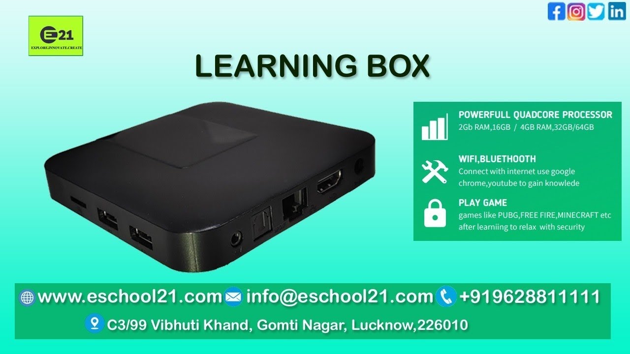 Learning Box || ESCHOOL21