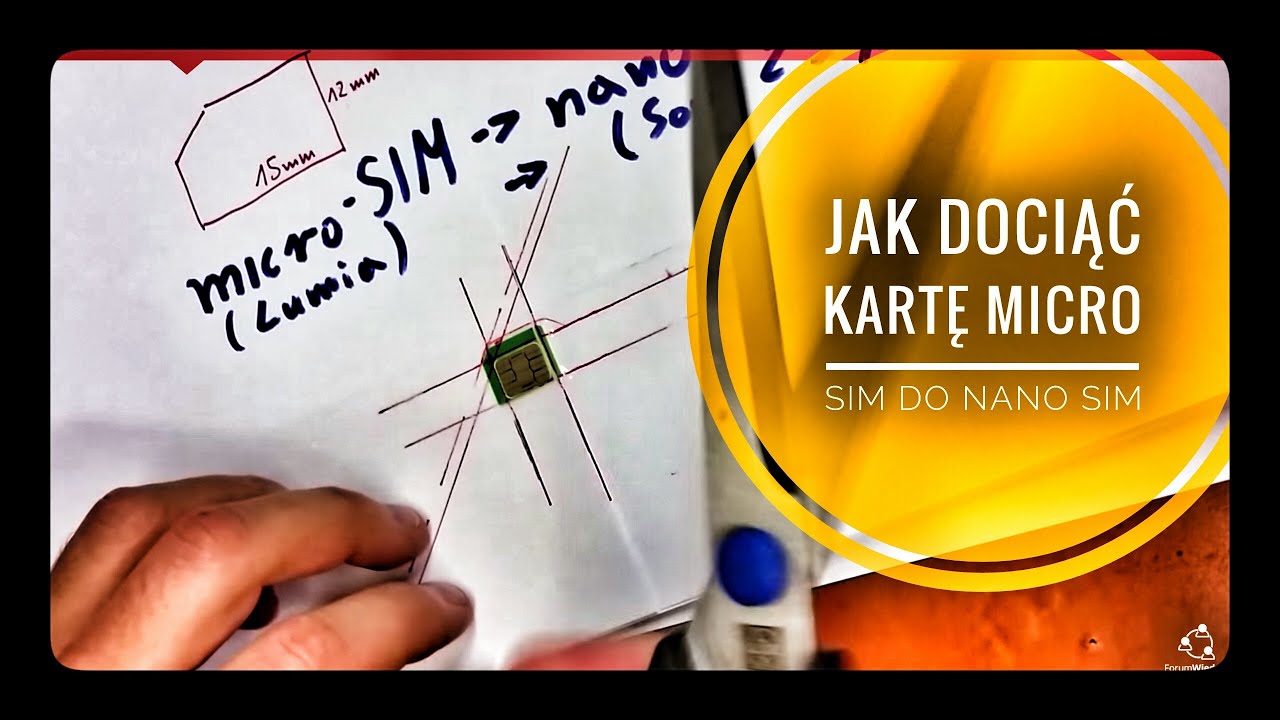 Jak dociąć kartę micro SIM do nano SIM | ForumWiedzy