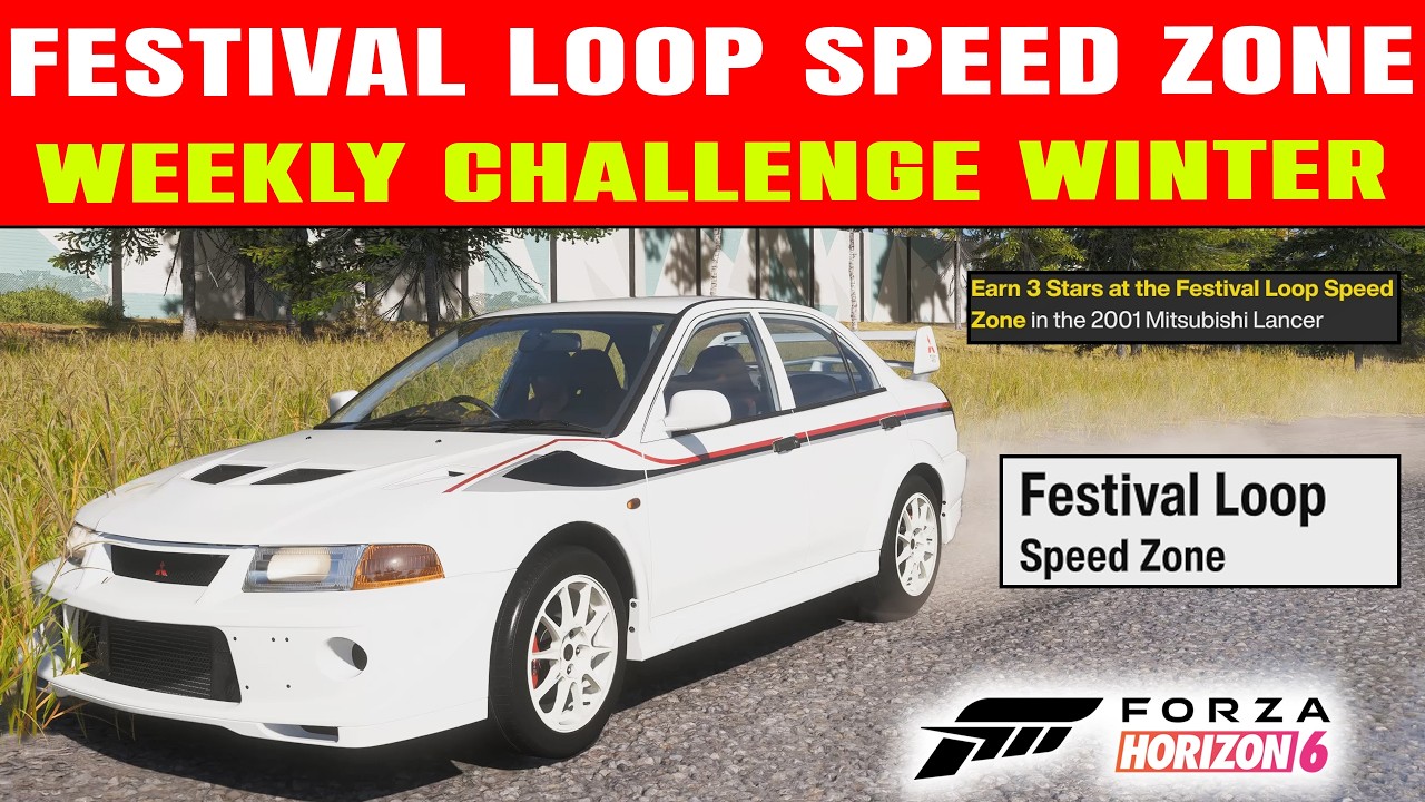 ЗОНА СКОРОСТИ FESTIVAL LOOP Forza Horizon 6 | Еженедельное испытание: ЗИМА &mdash; Теория эволюции